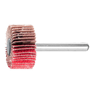 PFERD TOOLS Keramikkorn Fächerschleifer F Ø 30x15 mm Schaft-Ø 6 mm CO-COOL80 hoher Abtrag auf Edelstahl
