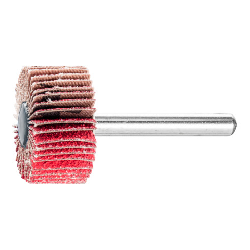 PFERD TOOLS Keramikkorn Fächerschleifer F Ø 30x15 mm Schaft-Ø 6 mm CO-COOL80 hoher Abtrag auf Edelstahl