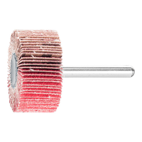 PFERD TOOLS Keramikkorn Fächerschleifer F Ø 40x20mm Schaft-Ø 6 mm CO-COOL120 hoher Abtrag auf Edelstahl