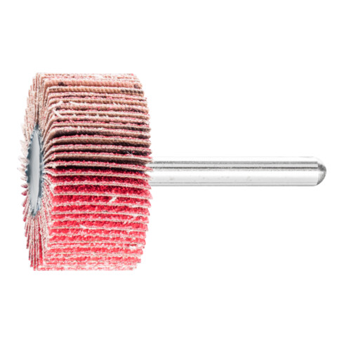 PFERD TOOLS Keramikkorn Fächerschleifer F Ø 40x20mm Schaft-Ø 6 mm CO-COOL80 hoher Abtrag auf Edelstahl