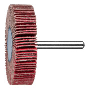 PFERD TOOLS Keramikkorn Fächerschleifer F Ø 60x15 mm Schaft-Ø 6 mm CO-COOL80 hoher Abtrag auf Edelstahl