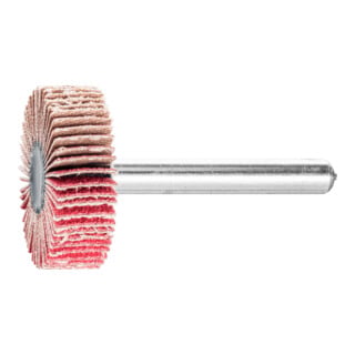 PFERD TOOLS Keramikkorn Fächerschleifer F Ø 30x10mm Schaft-Ø 6 mm CO-COOL120 hoher Abtrag auf Edelstahl