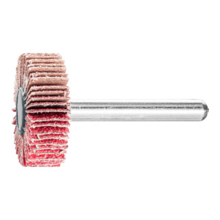 PFERD TOOLS Keramikkorn Fächerschleifer F Ø 30x10mm Schaft-Ø 6 mm CO-COOL80 hoher Abtrag auf Edelstahl