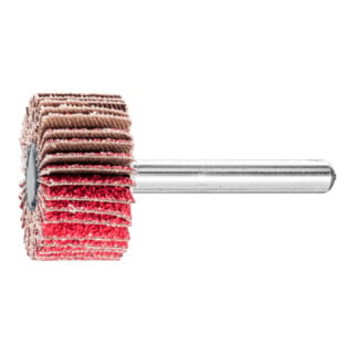 PFERD TOOLS Keramikkorn Fächerschleifer F Ø 30x15 mm Schaft-Ø 6 mm CO-COOL60 hoher Abtrag auf Edelstahl