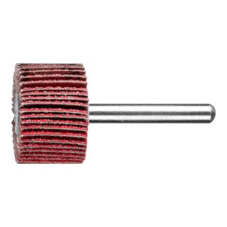 PFERD TOOLS Keramikkorn Fächerschleifer F Ø 30x20mm Schaft-Ø 6 mm CO-COOL60 hoher Abtrag auf Edelstahl