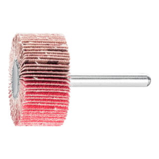 PFERD TOOLS Keramikkorn Fächerschleifer F Ø 40x20mm Schaft-Ø 6 mm CO-COOL120 hoher Abtrag auf Edelstahl