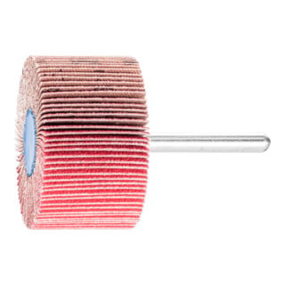 PFERD TOOLS Keramikkorn Fächerschleifer F Ø 50x30mm Schaft-Ø 6 mm CO-COOL120 hoher Abtrag auf Edelstahl