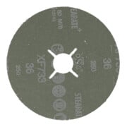 PFERD TOOLS Keramikkorn Fiberscheibe Ø 125 mm CO-ALU36 für weiche NE Metalle-3