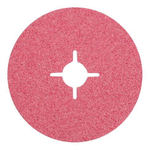 PFERD TOOLS Keramikkorn Fiberscheibe Ø 125 mm CO36 für höchsten Abtrag auf Stahl