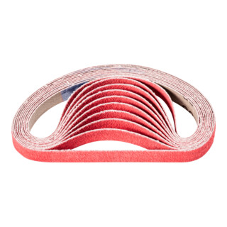 PFERD TOOLS Keramikkorn Schleifband BA 12x330mm CO-COOL80 für Edelstahl-Schliff mit Bandschleifer