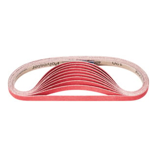 PFERD TOOLS Keramikkorn Schleifband BA 12x520mm CO-COOL120 für Edelstahl-Schliff mit Bandschleifer (100)