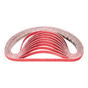 PFERD TOOLS Keramikkorn Schleifband BA 12x520mm CO-COOL40 für Edelstahl-Schliff mit Bandschleifer (100)