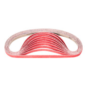 PFERD TOOLS Keramikkorn Schleifband BA 12x610mm CO-COOL40 für Edelstahl-Schliff mit Bandschleifer (100)