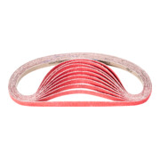 PFERD TOOLS Keramikkorn Schleifband BA 12x610mm CO-COOL40 für Edelstahl-Schliff mit Bandschleifer (100)