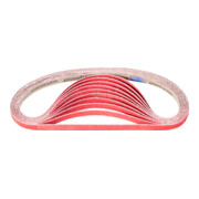PFERD TOOLS Keramikkorn Schleifband BA 12x610mm CO-COOL60 für Edelstahl-Schliff mit Bandschleifer (100)