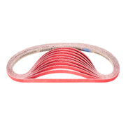 PFERD TOOLS Keramikkorn Schleifband BA 12x610mm CO-COOL60 für Edelstahl-Schliff mit Bandschleifer (100)