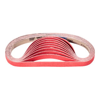 PFERD TOOLS Keramikkorn Schleifband BA 16x480mm CO-COOL80 für Edelstahl-Schliff mit Bandschleifer
