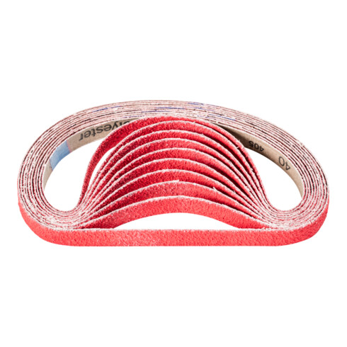 PFERD TOOLS Keramikkorn Schleifband BA 16x520mm CO-COOL40 für Edelstahl-Schliff mit Bandschleifer