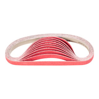 PFERD TOOLS Keramikkorn Schleifband BA 16x520mm CO-COOL80 für Edelstahl-Schliff mit Bandschleifer