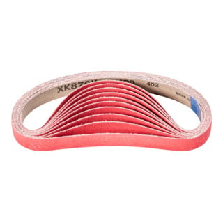 PFERD TOOLS Keramikkorn Schleifband BA 20x480mm CO-COOL120 für Edelstahl-Schliff mit Bandschleifer