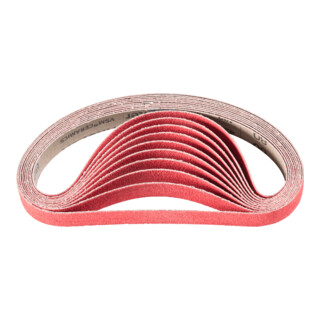 PFERD TOOLS Keramikkorn Schleifband BA 20x480mm CO-COOL80 für Edelstahl-Schliff mit Bandschleifer