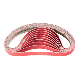 PFERD TOOLS Keramikkorn Schleifband BA 20x480mm CO-COOL80 für Edelstahl-Schliff mit Bandschleifer