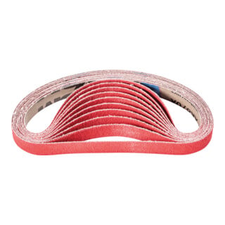 PFERD TOOLS Keramikkorn Schleifband BA 20x520mm CO-COOL60 für Edelstahl-Schliff mit Bandschleifer
