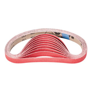 PFERD TOOLS Keramikkorn Schleifband BA 20x520mm CO-COOL80 für Edelstahl-Schliff mit Bandschleifer