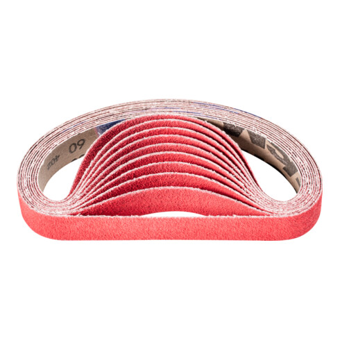 PFERD TOOLS Keramikkorn Schleifband BA 25x480mm CO-COOL60 für Edelstahl-Schliff mit Bandschleifer