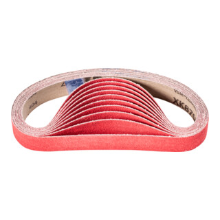 PFERD TOOLS Keramikkorn Schleifband BA 25x480mm CO-COOL80 für Edelstahl-Schliff mit Bandschleifer
