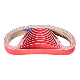 PFERD TOOLS Keramikkorn Schleifband BA 25x480mm CO-COOL80 für Edelstahl-Schliff mit Bandschleifer