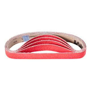 PFERD TOOLS Keramikkorn Schleifband BA 30x533 mm CO-COOL40 für Edelstahl-Schliff mit Rohrbandschleifer