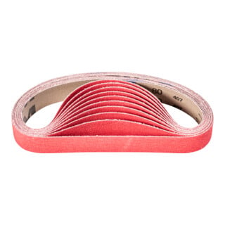 PFERD TOOLS Keramikkorn Schleifband BA 30x533 mm CO-COOL80 für Edelstahl-Schliff mit Rohrbandschleifer