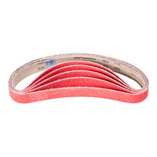 PFERD TOOLS Keramikkorn Schleifband BA 30x610mm CO-COOL40 für Edelstahl-Schliff mit Rohrbandschleifer
