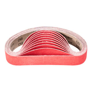 PFERD TOOLS Keramikkorn Schleifband BA 35x450mm CO-COOL80 für Edelstahl-Schliff mit Rohrbandschleifer