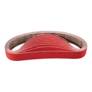 PFERD TOOLS Keramikkorn Schleifband BA 40x760 mm CO-COOL60 für Edelstahl-Schliff mit Rohrbandschleifer