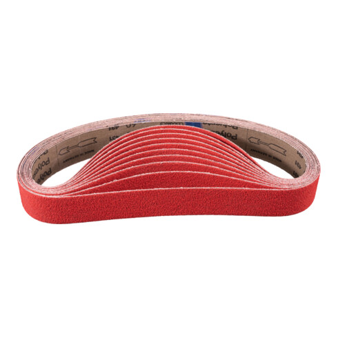 PFERD TOOLS Keramikkorn Schleifband BA 40x820 mm CO-COOL60 für Edelstahl-Schliff mit Rohrbandschleifer