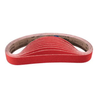 PFERD TOOLS Keramikkorn Schleifband BA 40x820 mm CO-COOL60 für Edelstahl-Schliff mit Rohrbandschleifer