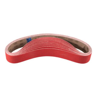 PFERD TOOLS Keramikkorn Schleifband BA 40x820mm CO-COOL120 für Edelstahl-Schliff mit Rohrbandschleifer