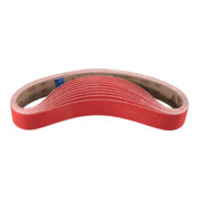 PFERD TOOLS Keramikkorn Schleifband BA 40x820mm CO-COOL120 für Edelstahl-Schliff mit Rohrbandschleifer