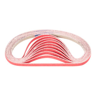 PFERD TOOLS Keramikkorn Schleifband BA 6x305 mm CO-COOL120 für Edelstahl-Schliff mit Bandschleifer (100)