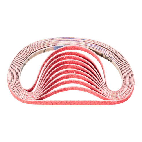 PFERD TOOLS Keramikkorn Schleifband BA 6x305 mm CO-COOL80 für Edelstahl-Schliff mit Bandschleifer (100)