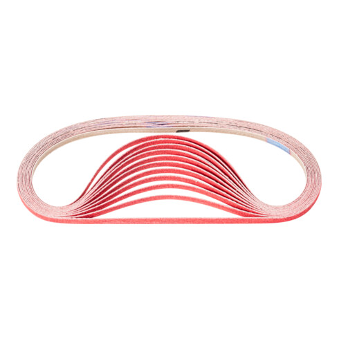 PFERD TOOLS Keramikkorn Schleifband BA 6x520mm CO-COOL 120 für Edelstahl-Schliff mit Bandschleifer