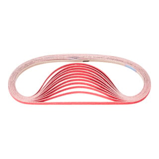 PFERD TOOLS Keramikkorn Schleifband BA 6x520mm CO-COOL 120 für Edelstahl-Schliff mit Bandschleifer