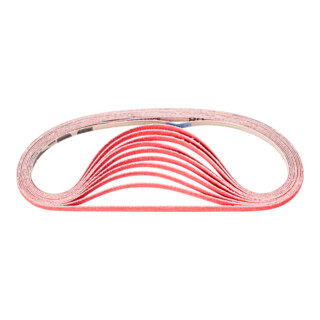 PFERD TOOLS Keramikkorn Schleifband BA 6x520mm CO-COOL 80 für Edelstahl-Schliff mit Bandschleifer