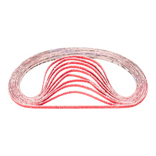 PFERD TOOLS Keramikkorn Schleifband BA 6x520mm CO-COOL40 für Edelstahl-Schliff mit Bandschleifer