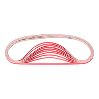 PFERD TOOLS Keramikkorn Schleifband BA 6x610mm CO-COOL120 für Edelstahl-Schliff mit Bandschleifer (100)