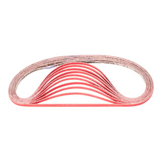 PFERD TOOLS Keramikkorn Schleifband BA 6x610mm CO-COOL60 für Edelstahl-Schliff mit Bandschleifer (100)