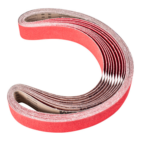 PFERD TOOLS Keramikkorn Schleifband BA 75x2000mm CO-COOL36 für Edelstahl-Schliff mit Bandschleifer