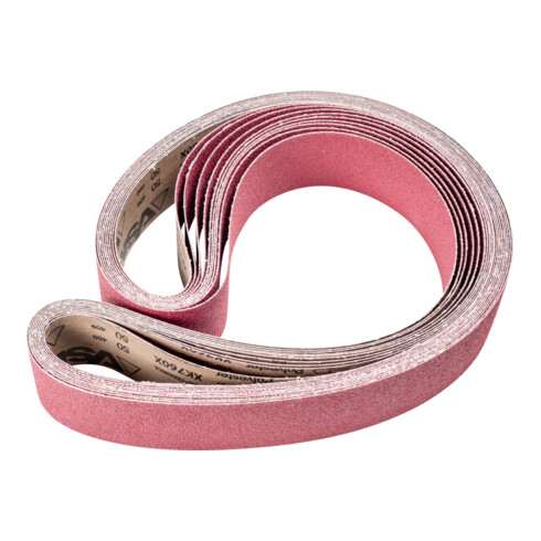 PFERD TOOLS Keramikkorn Schleifband BA 75x2000mm CO50 höchster Abtrag auf Stahl mit Bandschleifer